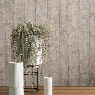 Light grey cork squares wallpaper
