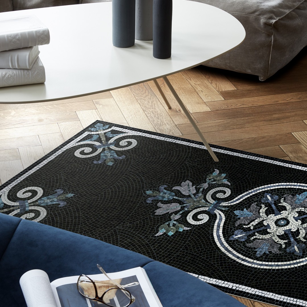 Tapis vinyle mosaïque Angelica runner