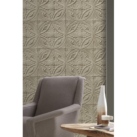 CS35629 - Medallion Wallpaper - Discount Wallcovering