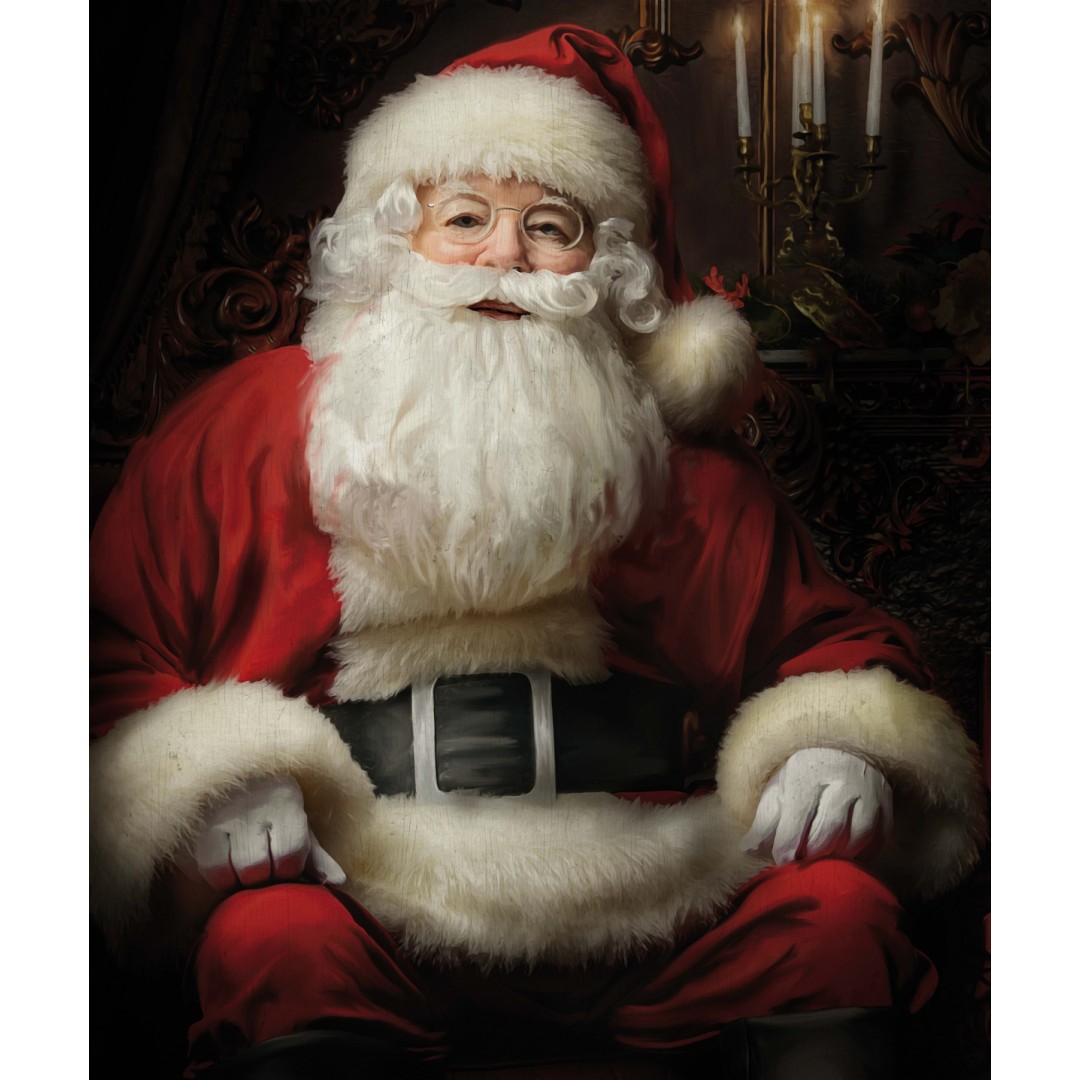 Velvet painting Santa Claus