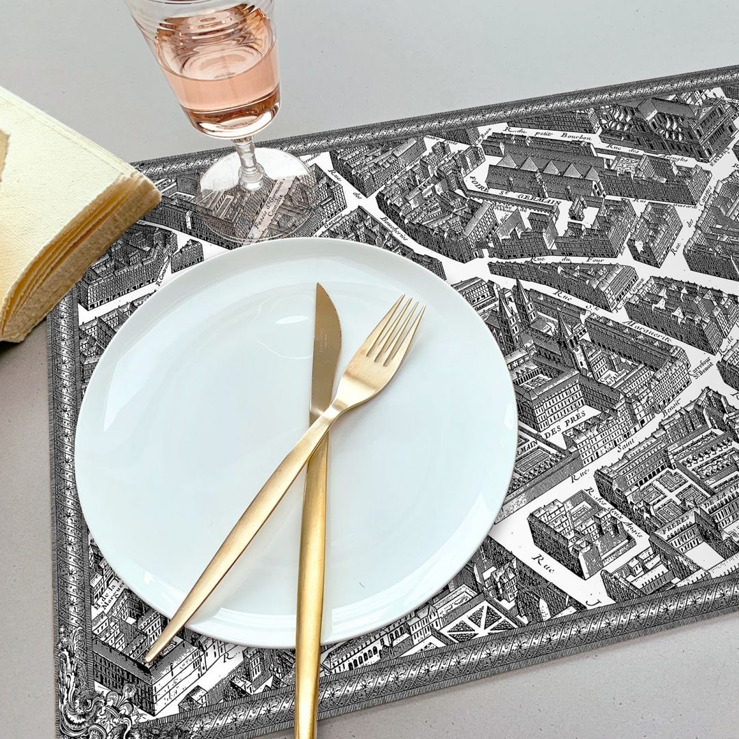 Map of Paris vinyl placemat - Saint Germain