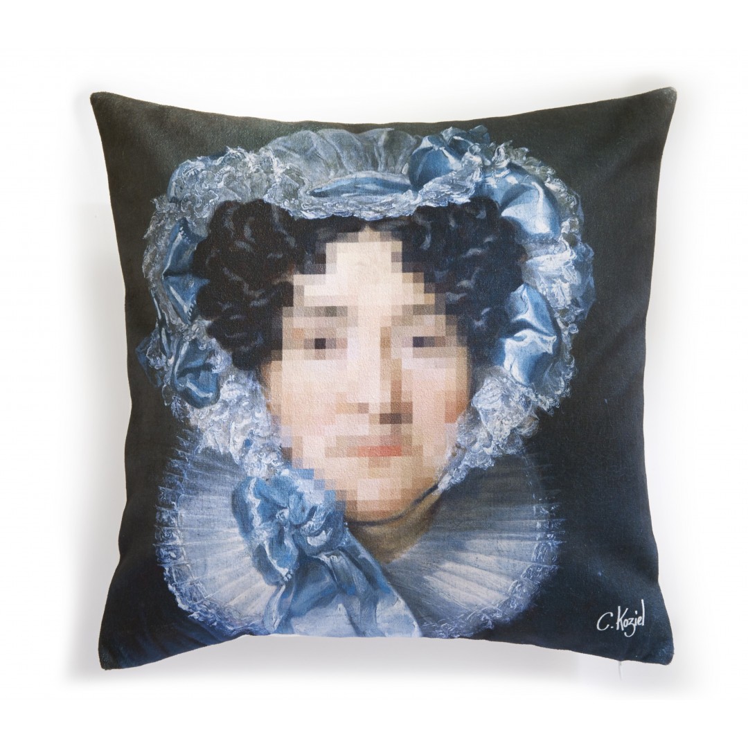 Coussin Bourgeois XIXème - Madame