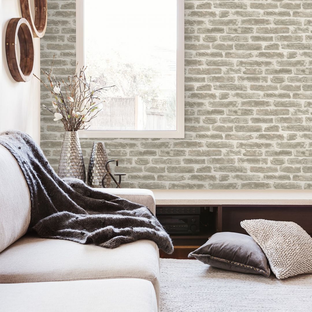 Brick-effect Wallpaper For A Striking Indus Look