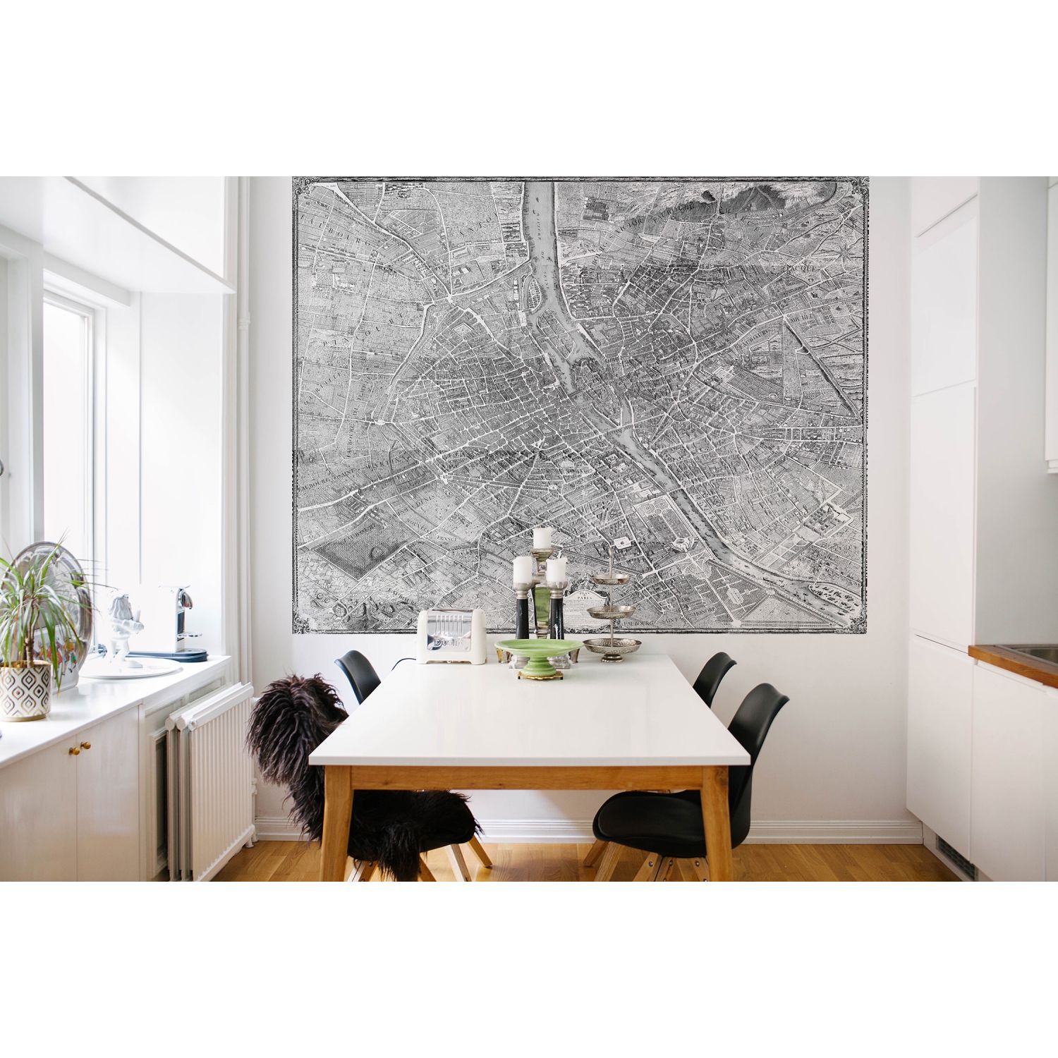 Turgots Map Of Paris Murals