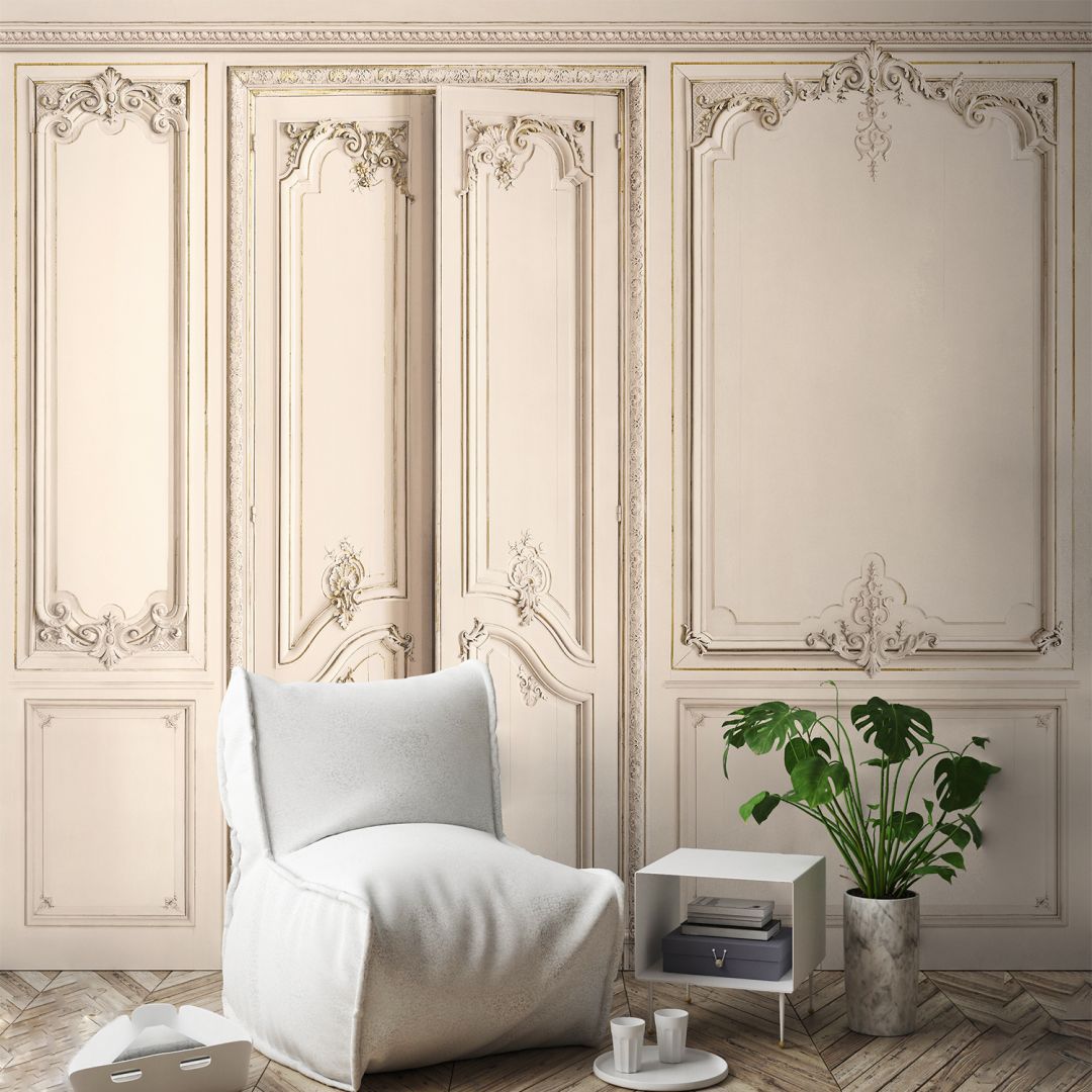 Set of Haussmann wood panels - Linen