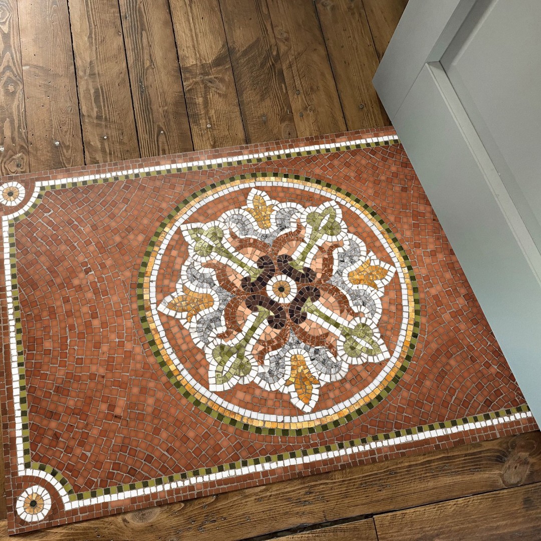 Tapis vinyle mosaïque Assia