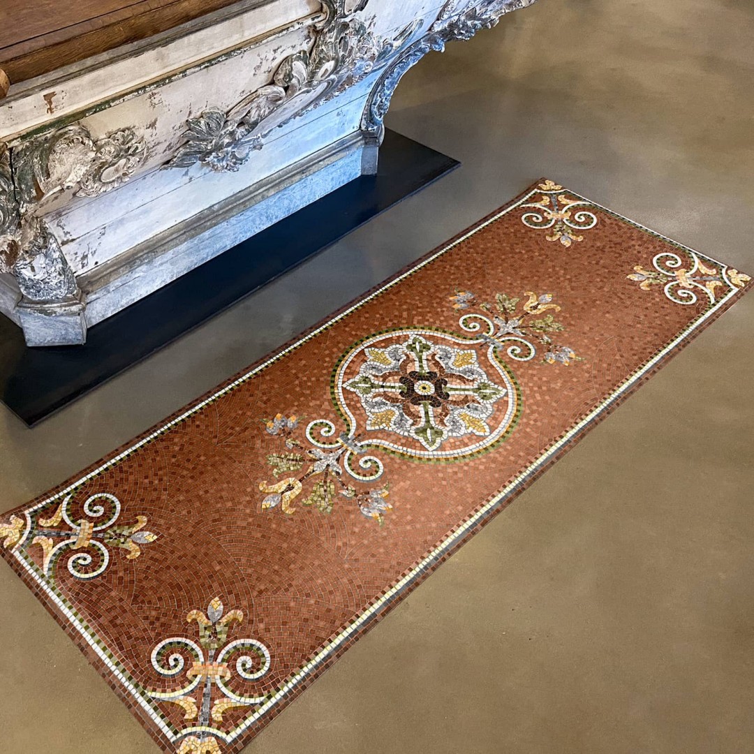 Tapis vinyle mosaïque Tapis vinyle mosaïque Assia runner