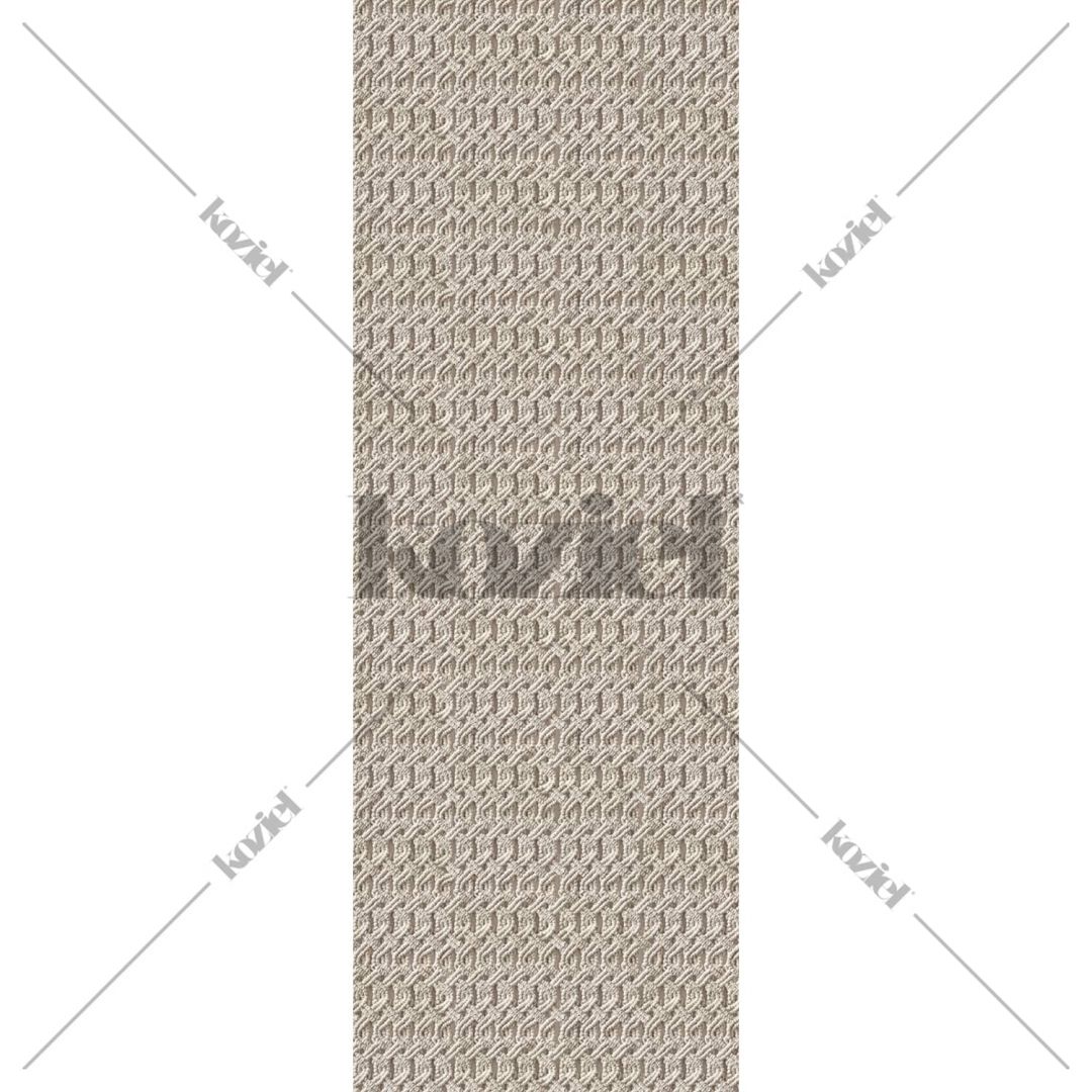 Macramé "Taj Mahal" vinyl rug by Laurentine Périlhou - runner size