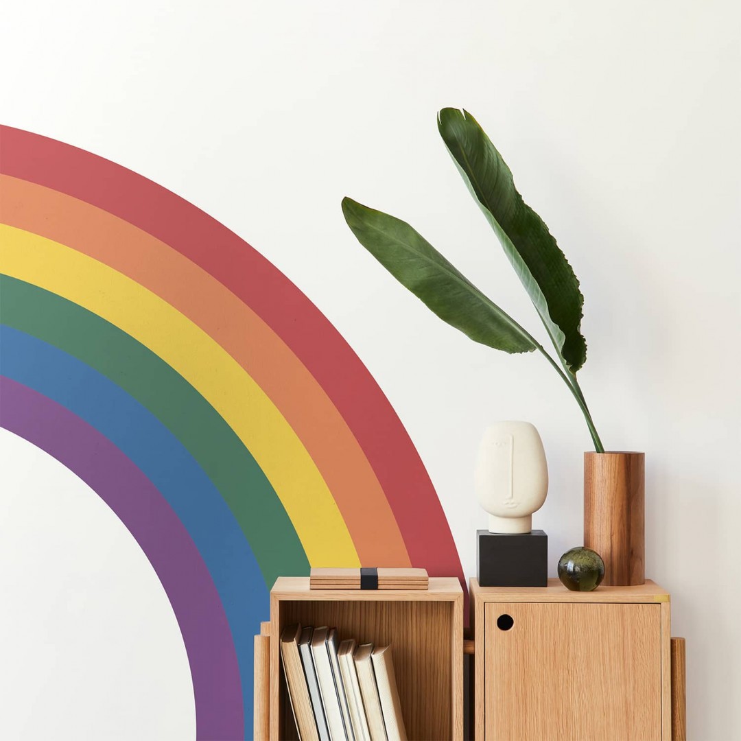 Fresque Paperpaint® Arc en ciel - Friendly