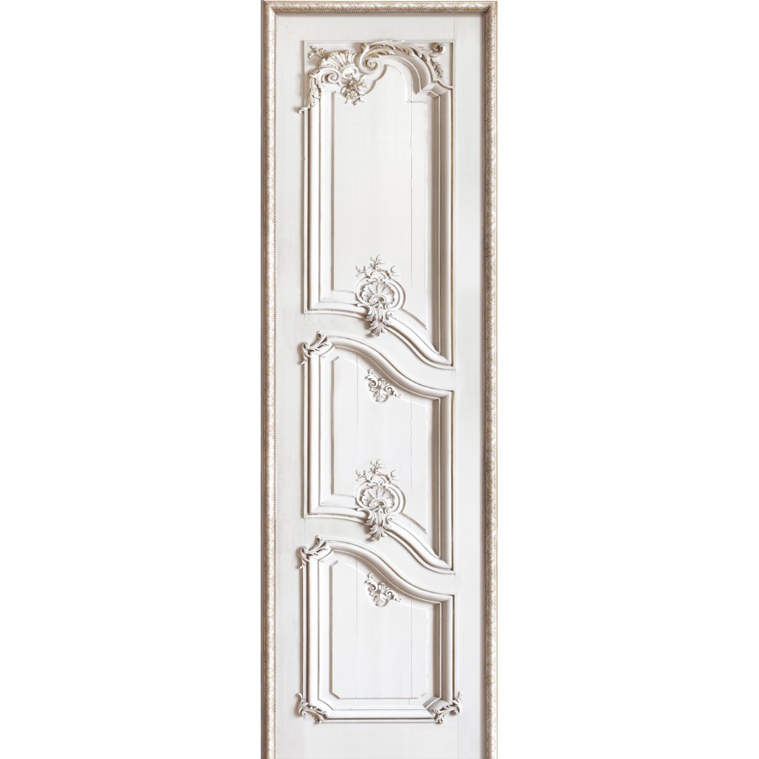 Décor triple boiserie Haussmanienne grande porte droite 95cm