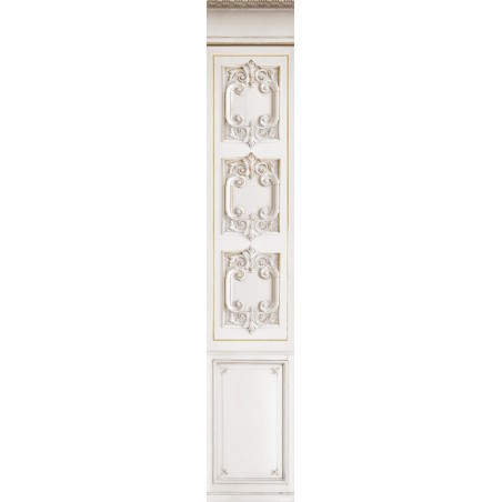 Décor boiserie Haussmannienne colonne moulurée 52cm