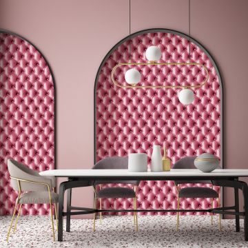 Pink toilet paper rolls wallpaper