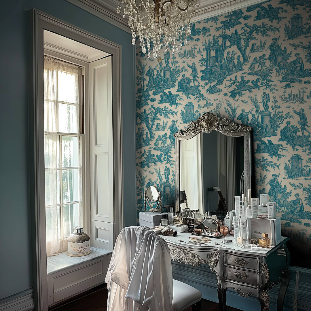 Toile de Jouy pattern...