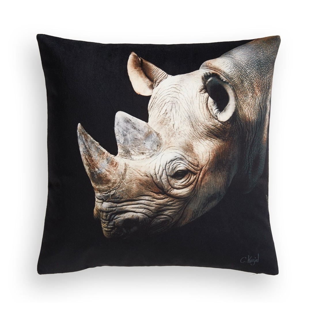 Rhinoceros cushion