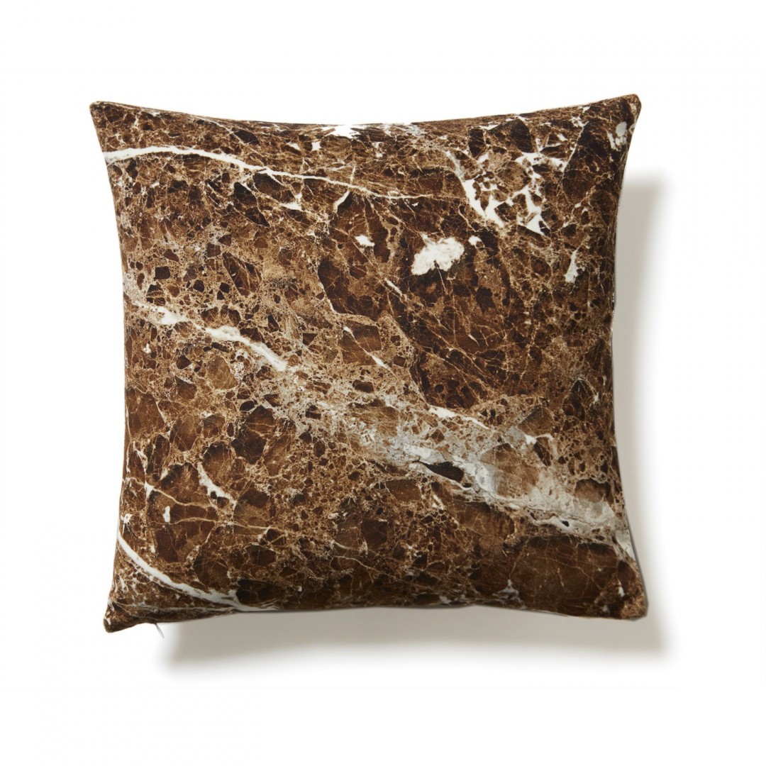 Brown Emperador cushion