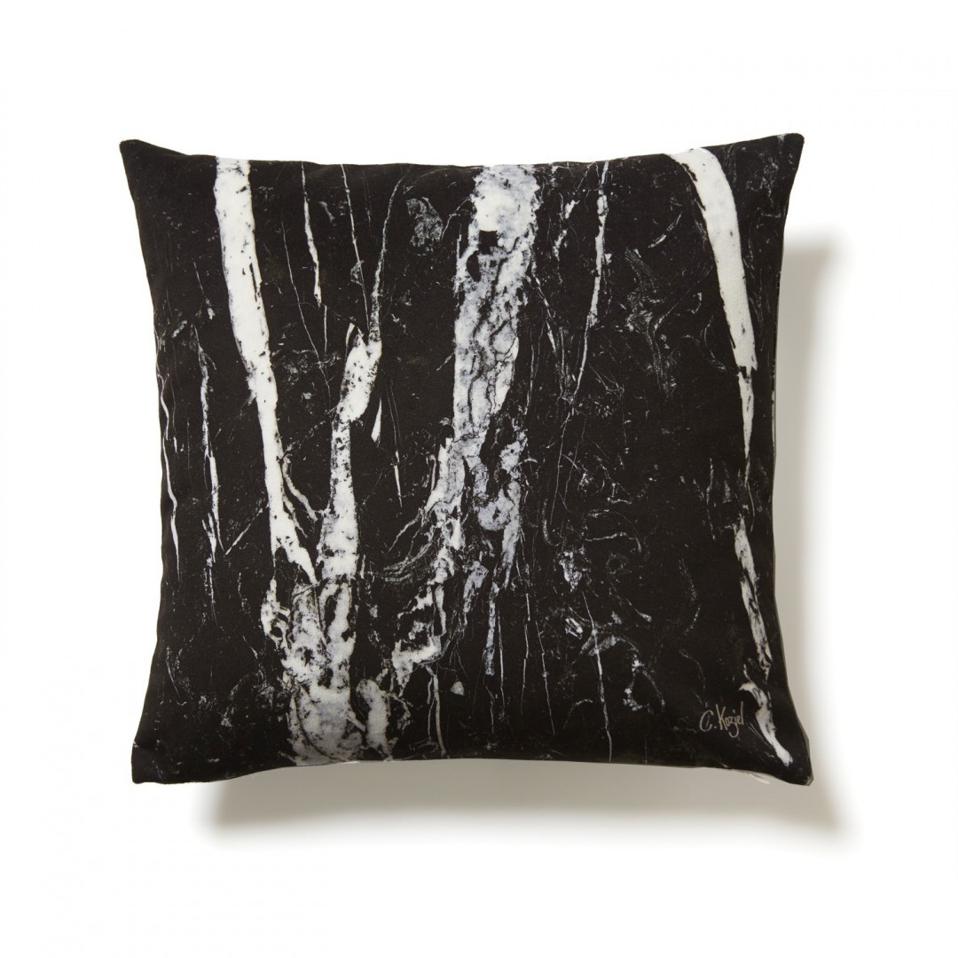 Coussin Marbre Nero Marquina