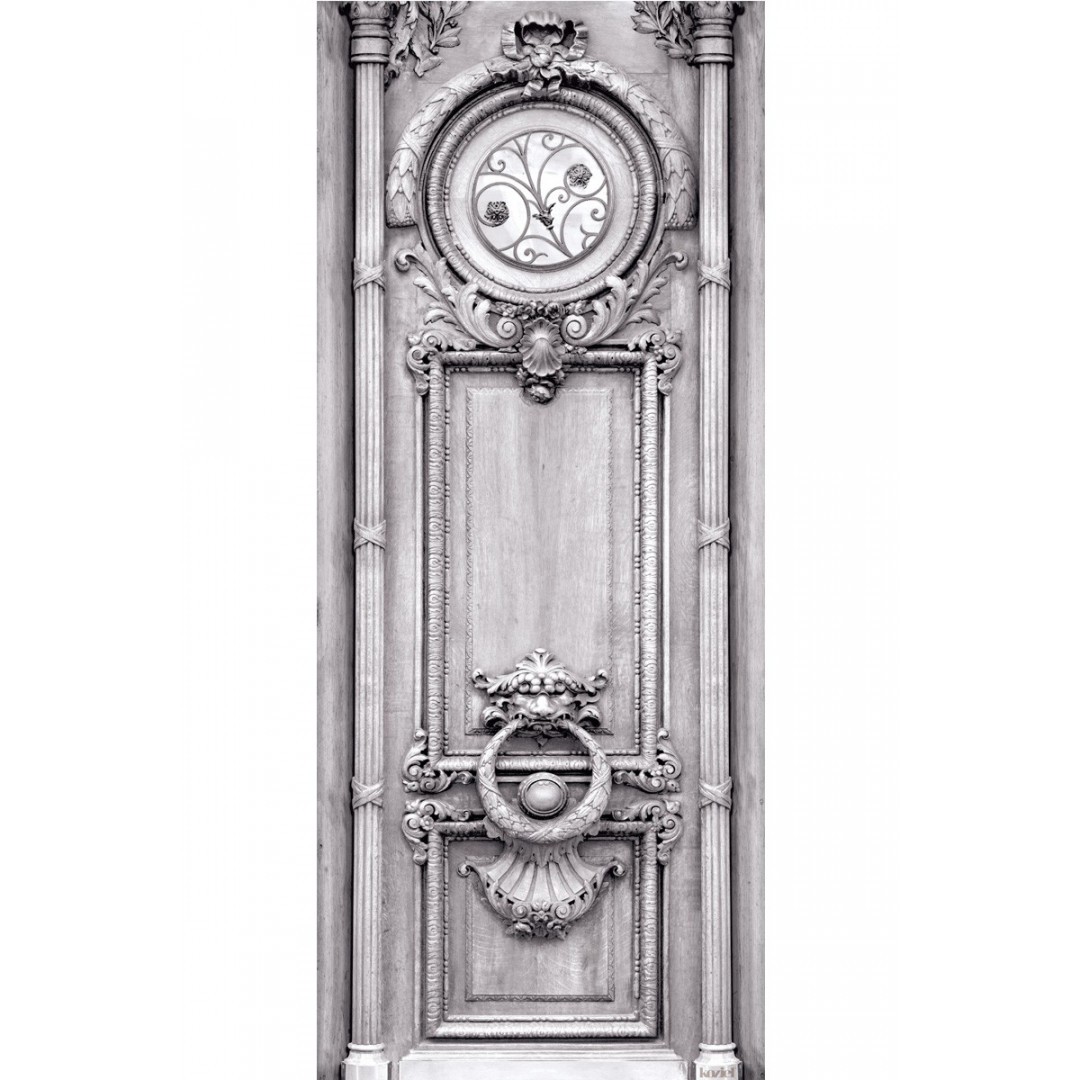 Black and White Haussmann building door