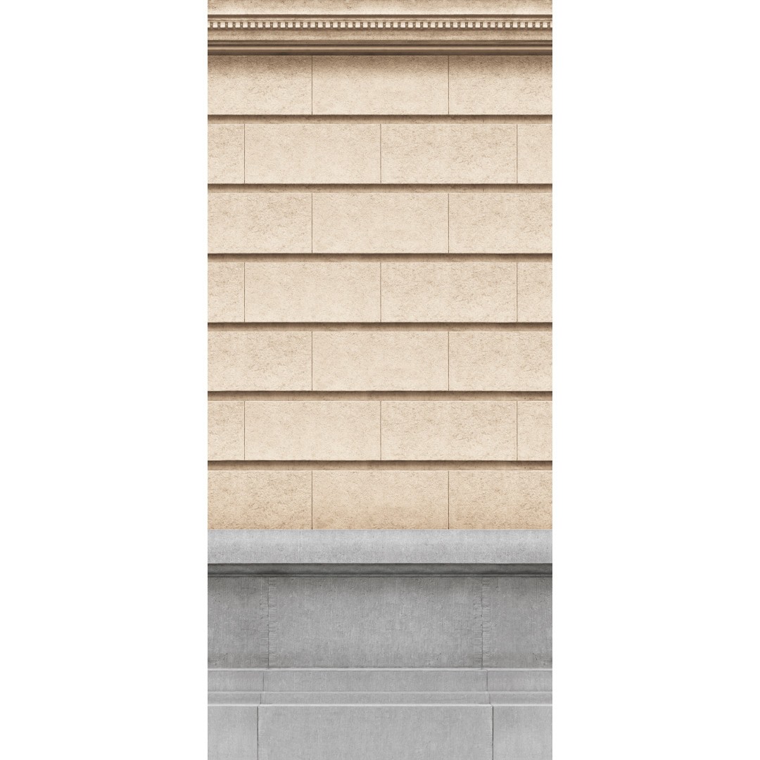 Décor façade Haussmannienne mur nu 133cm