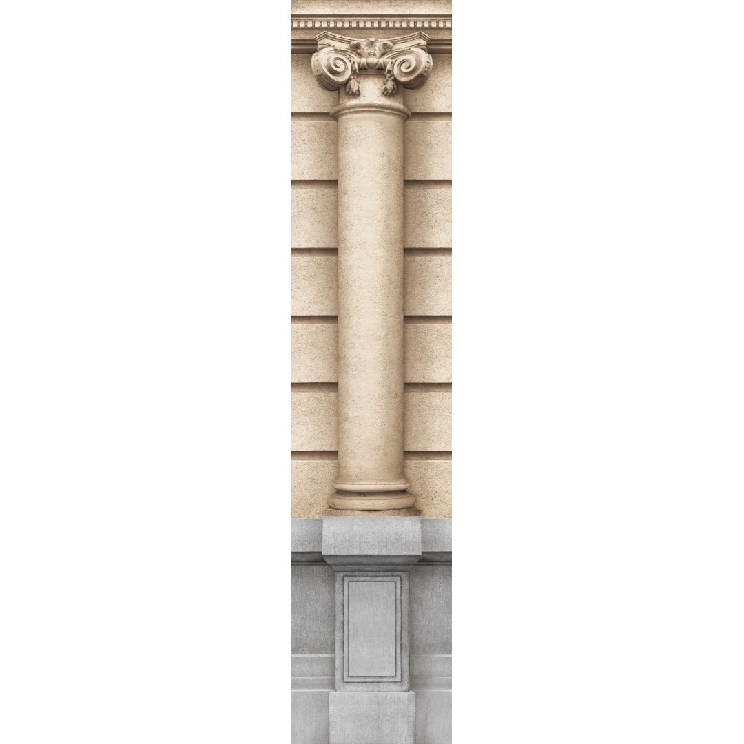 Décor façade Haussmannienne colonne lisse 65cm