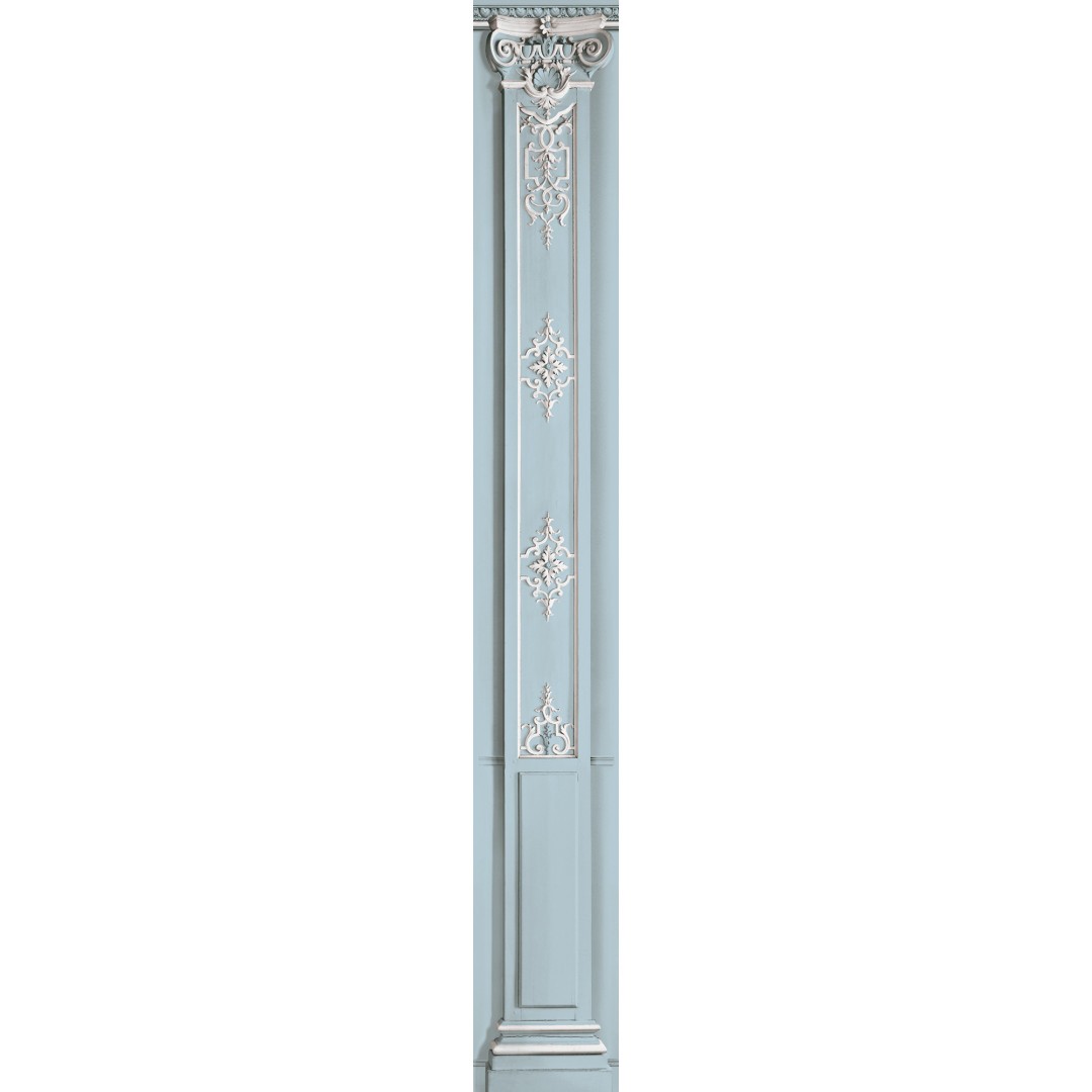 Light blue pastel column...